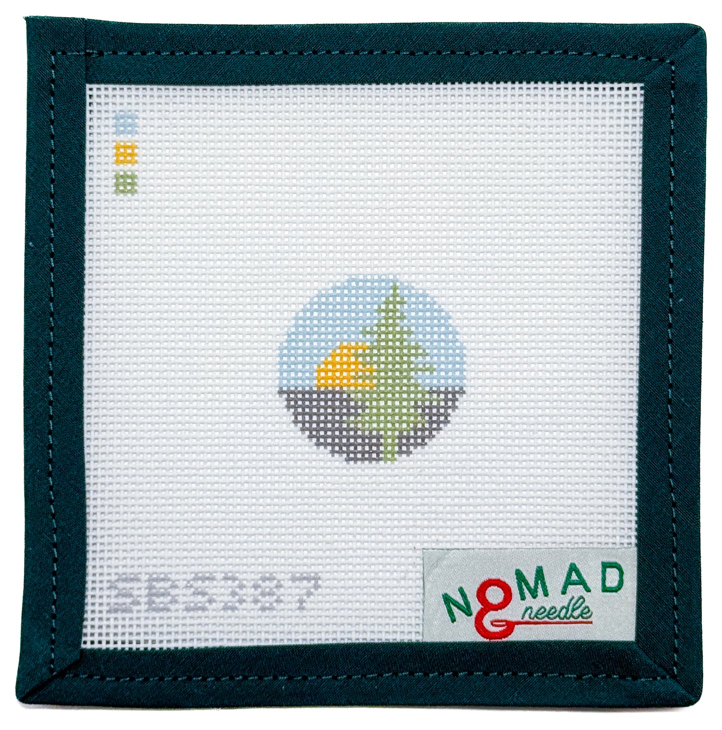 Hiking Merit Badge Needlepoint Canvas
