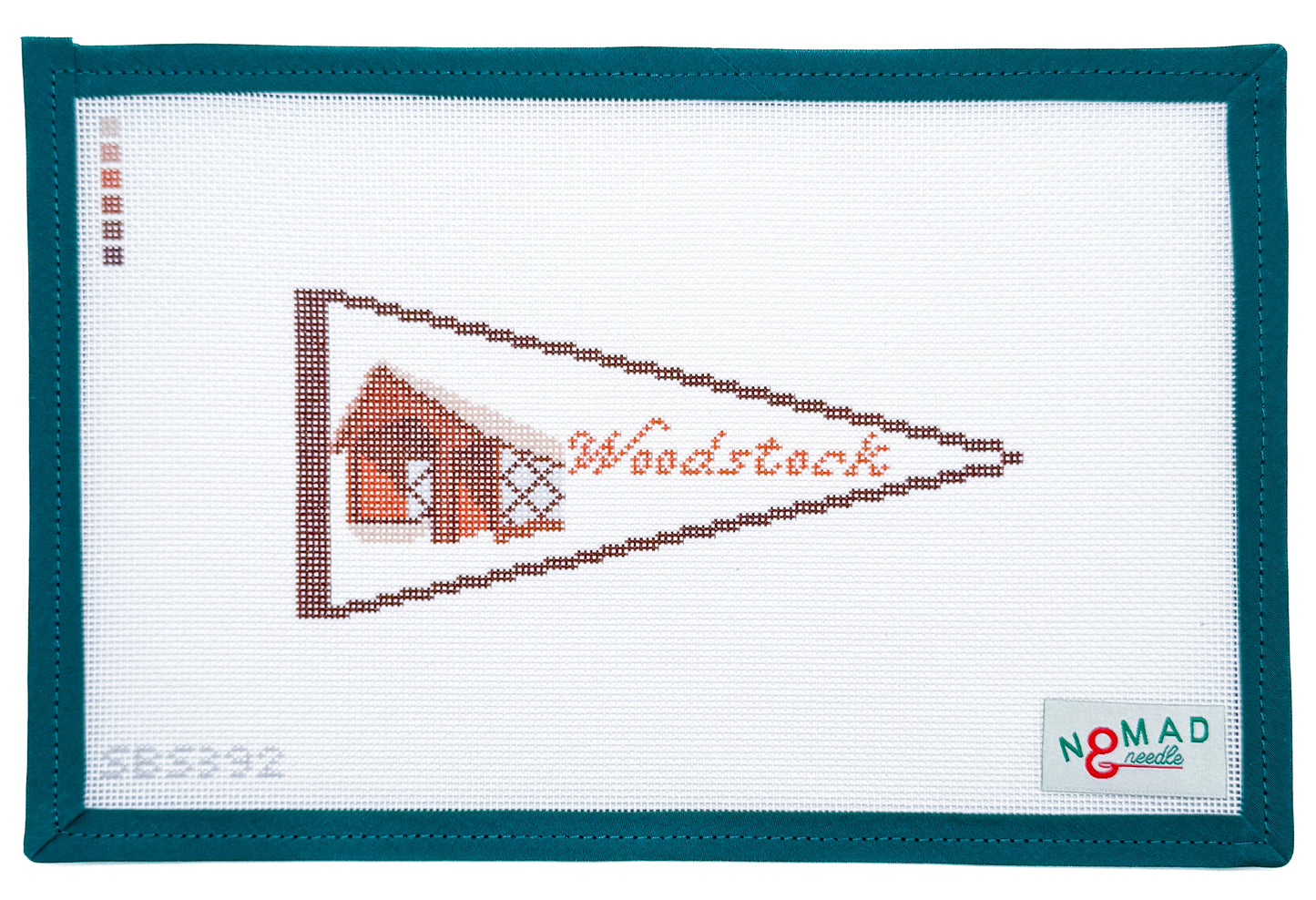 Woodstock Travel Pennant Needlepoint Canvas
