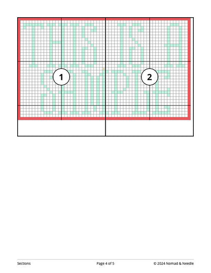 Ernie Says Fuck Ice - Digital Stitch Chart