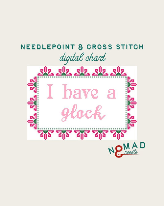 I Have A Glock - Kamala Harris: Digital Stitch Chart