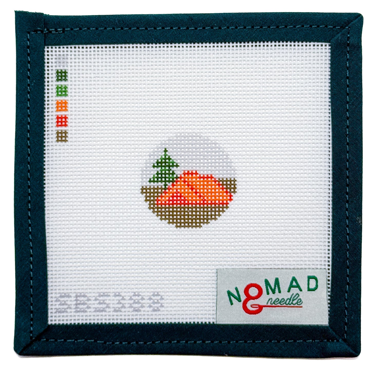Camping Merit Badge Needlepoint Canvas
