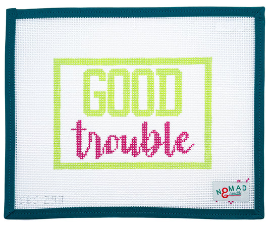 Good Trouble Needlepoint Canvas