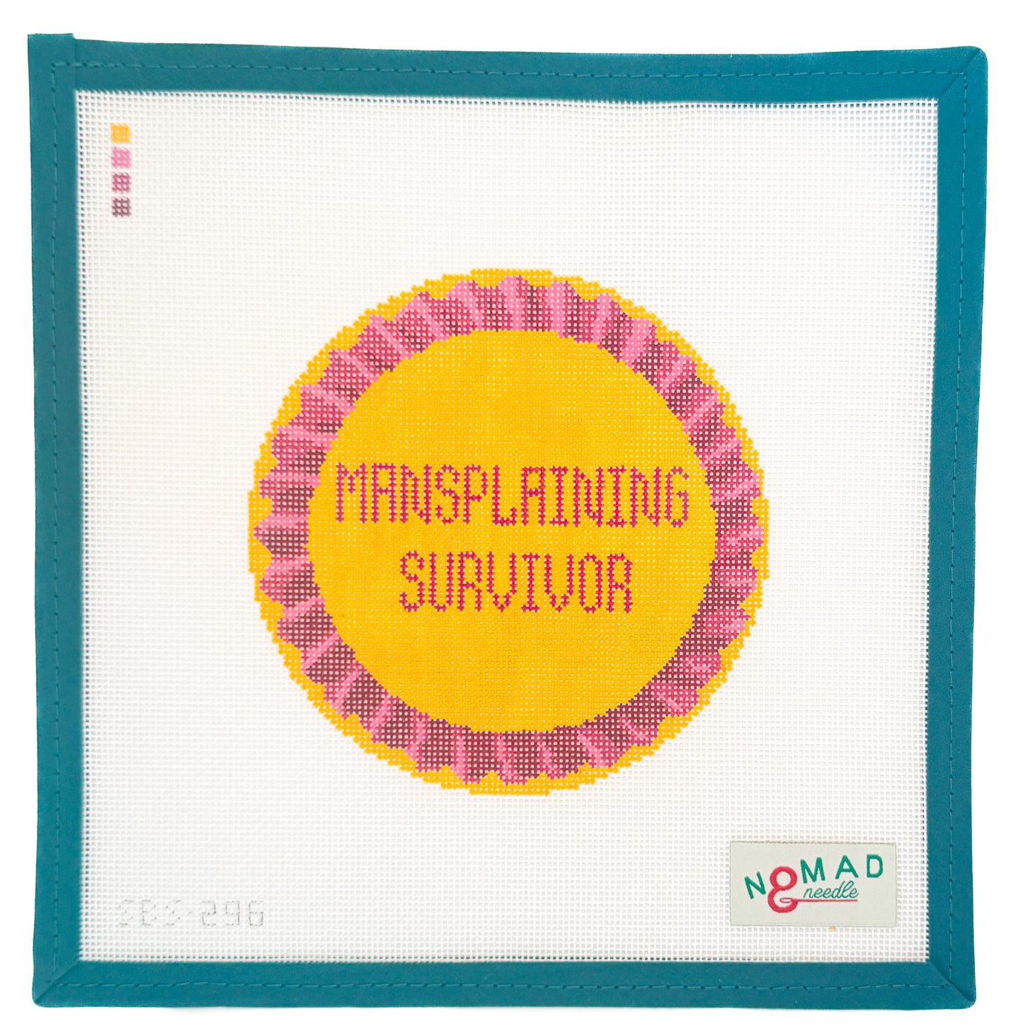 Mansplaining Survivor Needlepoint Canvas