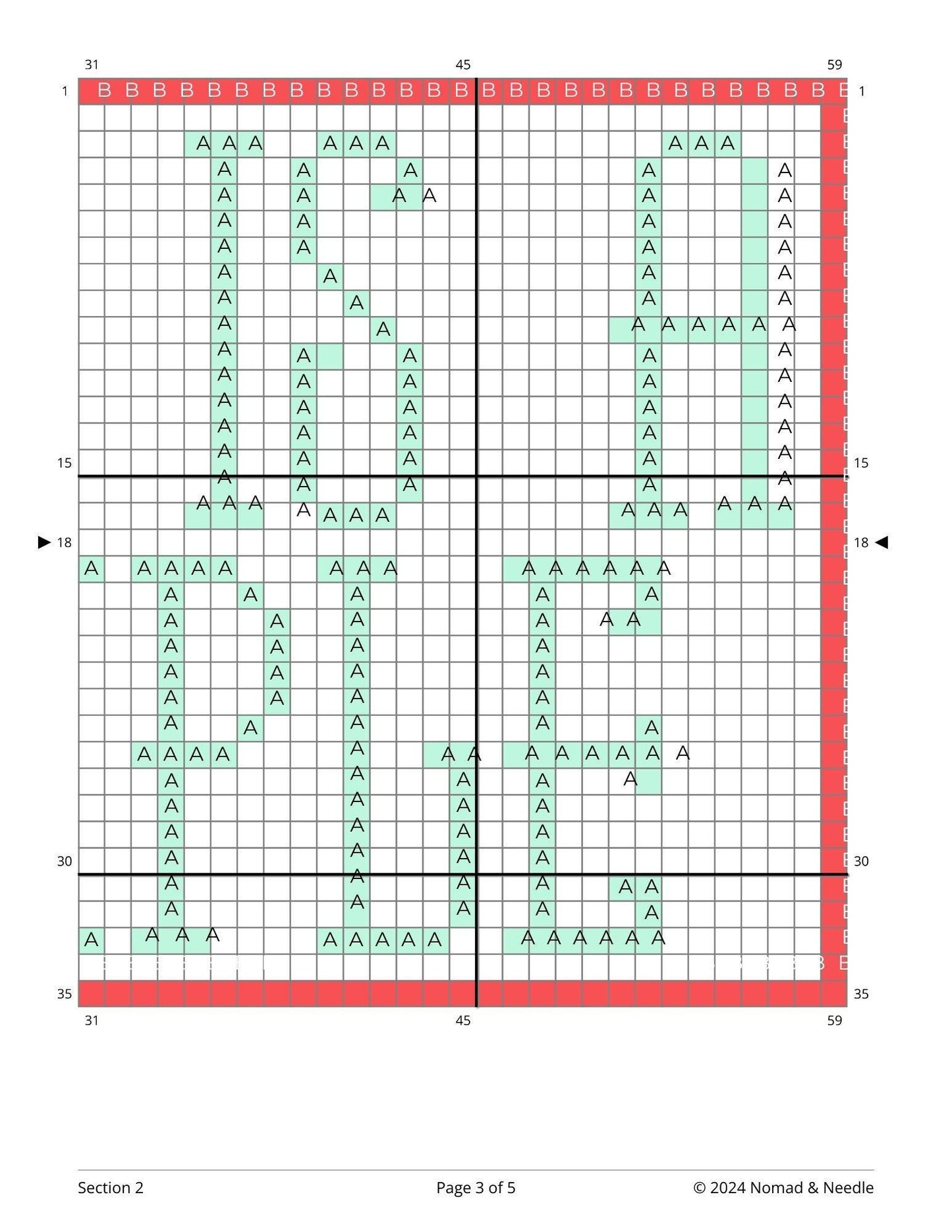 Agitate Cross Stitch Chart: Activist Needlepoint Pattern (Digital Download)