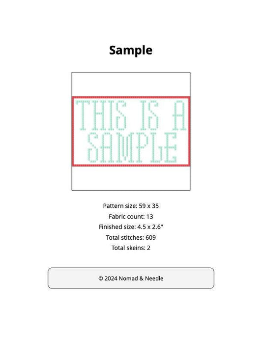 Ernie Says Fuck Ice - Digital Stitch Chart